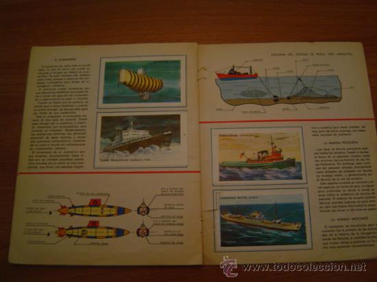 Coleccionismo &aacute;lbumes: ALBUM DE CROMOS DE BARCOS COMPLETO - Foto 8