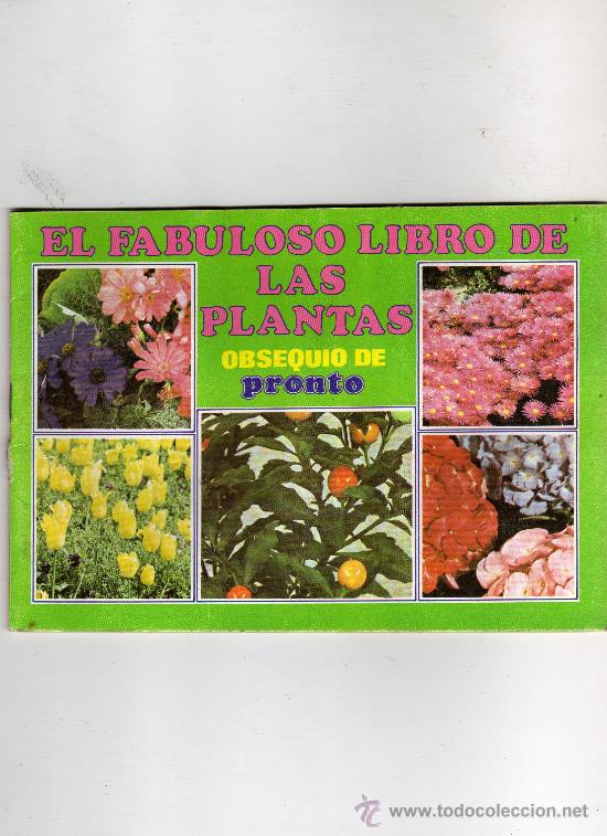 Collezionismo Album: ALBUM DE CROMOS,EL FABULOSO MUNDO DE LAS PLANTAS,DE PRONTO-MUY BIEN CONSERVADO,SIN CROMOS.