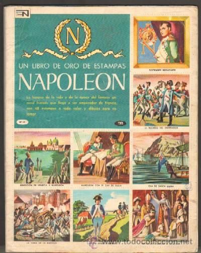 Collectionnisme Albums: UN LIBRO DE ORO DE ESTAMPAS NAPOLEON N&ordm; 63. INCOMPLETO A-ALB-389