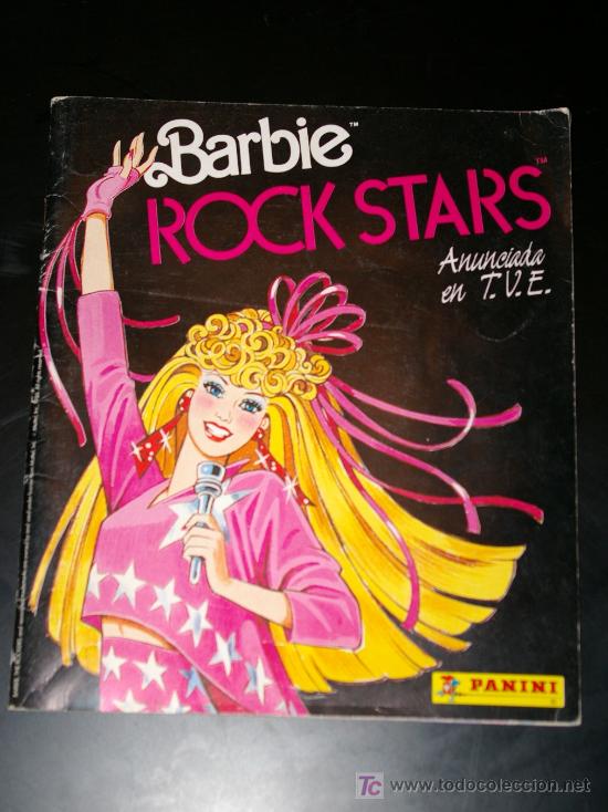 Collezionismo Album: ALBUM INCOMPLETO DE CROMOS DE BARBIE ROCK STARS DE PANINI - 1986 - FALTAN 54 CROMOS DE 225