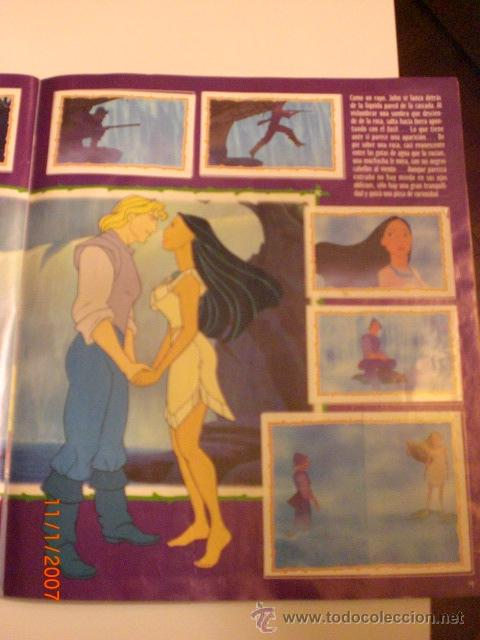 Coleccionismo &aacute;lbumes: pocahontas,,disney ,,,panini - Foto 3
