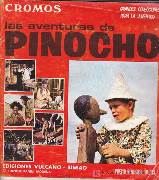 Coleccionismo &Aacute;lbumes: LAS AVENTURAS DE PINOCHO - Album Ediciones Vulcano - Incompleto