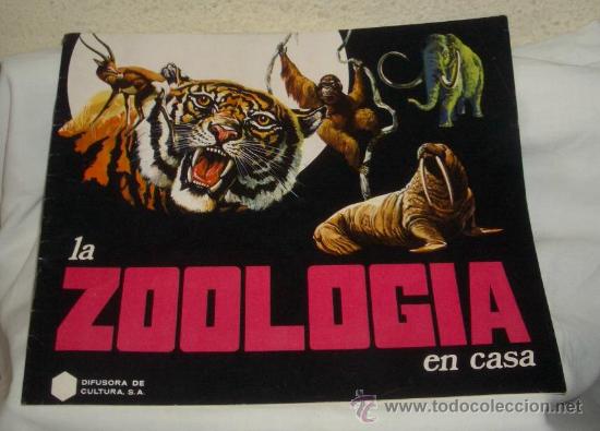 Coleccionismo &Aacute;lbumes: ALBUM LA ZOOLOG&Iacute;A EN CASA,DIFUSORA DE CULTURA,S.A.A&Ntilde;O 1976,VAC&Iacute;O
