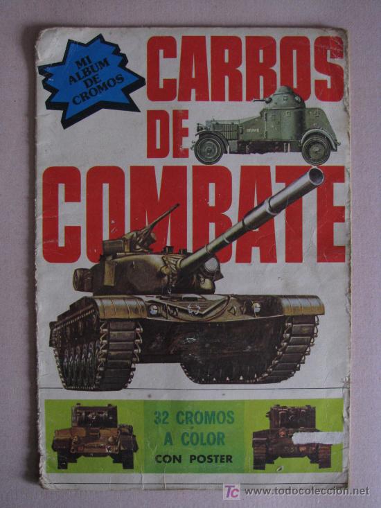 Collezionismo Album: ALBUM CROMOS O FIGURITAS - CARROS DE COMBATE MILITARIA, EDITORIAL NUEVA SITUACION, MADRID, A&Ntilde;O 1979.