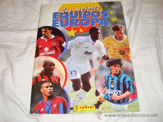 Colecionismo Cadernetas: LOS MEJORES EQUIPOS DE EUROPA PANINI 1997