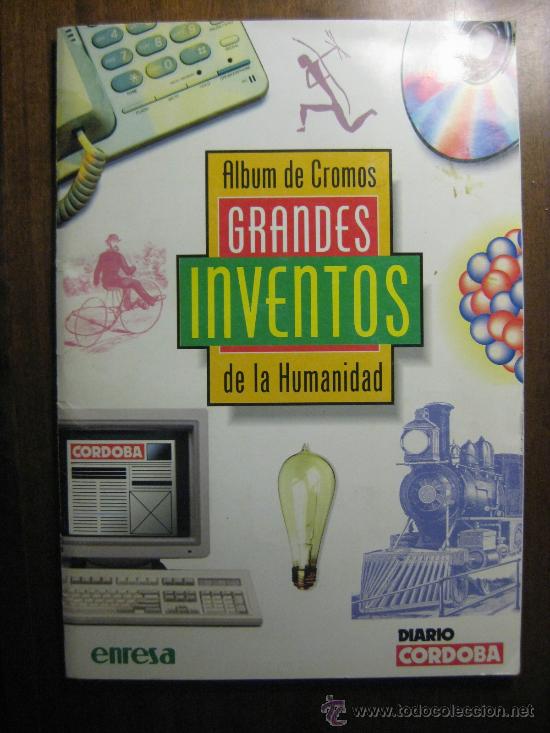 Collectable Incomplete Albums: ALBUM DE CROMOS GRANDES INVENTOS DE LA HUMANIDAD - INCOMPLETO