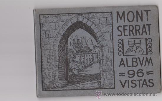 Collectable Incomplete Albums: Album 96 vistas de Montserrat,huecograbado Riusset-Barcelona