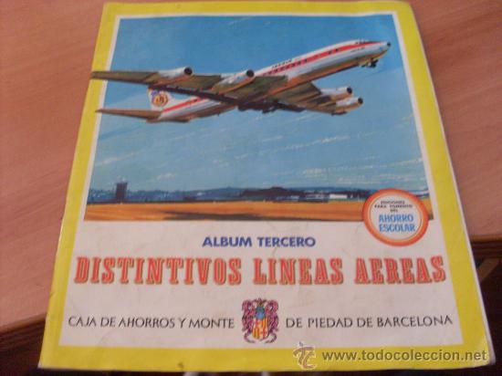 Coleccionismo &Aacute;lbumes: DISTINTIVOS LINEAS AEREAS ALBUM TERCERO (COB36)