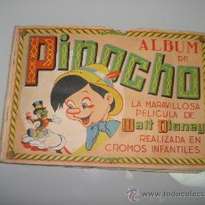 Coleccionismo Álbumes: ALBUM DE CROMOS INFANTILES PINOCHO DE WALT DISNEY .EDITORIAL FHER . AÑO 1944.