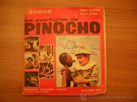 Coleccionismo &Aacute;lbumes: LAS AVENTURAS DE PINOCHO- EDIZIONE PANINI, LE FALTAN  3 CROMOS