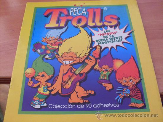 Coleccionismo &Aacute;lbumes: PECA TROLLS ( ALBUM VACIO ) (COB36)