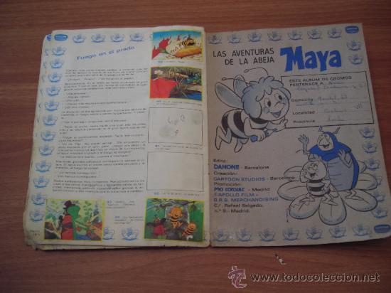 Coleccionismo &aacute;lbumes: LAS AVENTURAS DE LA ABEJA MAYA , DANONE - Foto 10