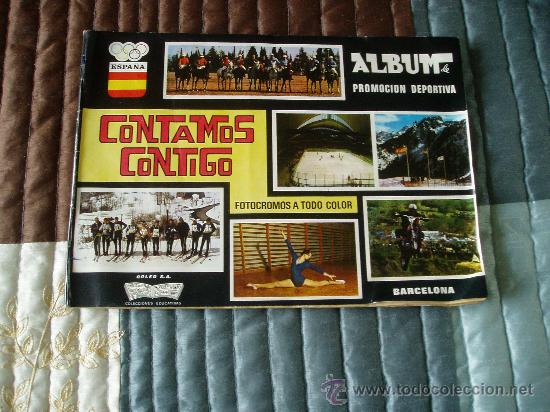 Collezionismo Album: album cromos contamos contigo promoci&oacute;n deportiva .faltan 9 cromos