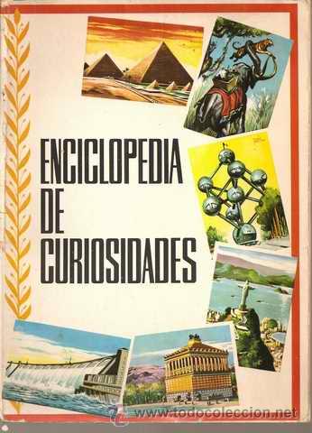 Coleccionismo &Aacute;lbumes: ENCICLOPEDIA DE CURIOSIDADES - ALB&Uacute;M DE CROMOS INCOMPLETO