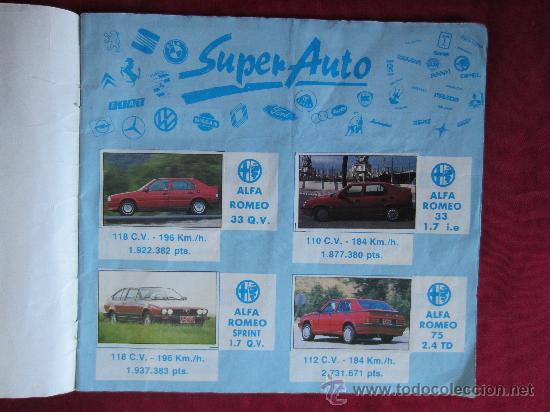 Coleccionismo &aacute;lbumes: SUPER AUTO - Foto 2