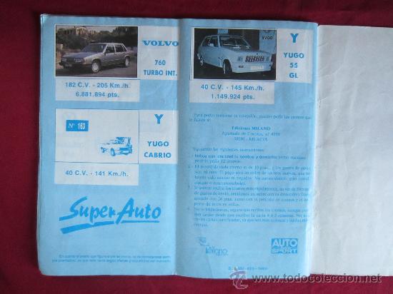 Coleccionismo &aacute;lbumes: SUPER AUTO - Foto 5