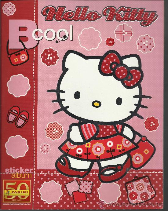 Coleccionismo &aacute;lbumes: ALBUM CON 48 CROMOS DE HELLO KITTY - Foto 1