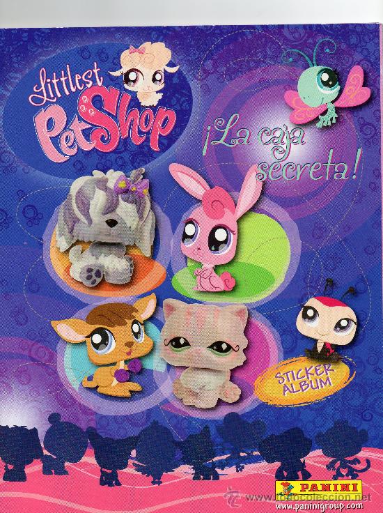 Coleccionismo &Aacute;lbumes: ALBUM DE CROMOS LITTLEST PET SHOP, LA CAJA SECRETA, ALBUN PANINI A&Ntilde;O 2008