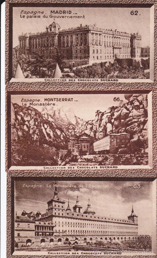 Coleccionismo &aacute;lbumes: 3 cromos chocolat Suchard - Foto 1