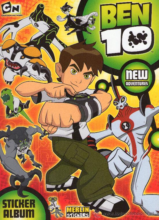 Collectionnisme Albums: 2987-ALBUM BEN 10-NEW ADVENTURES DE MERLIN STICKERS