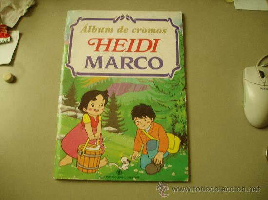 Collectionnisme Albums: album cromos heidi marco con 24 cromos