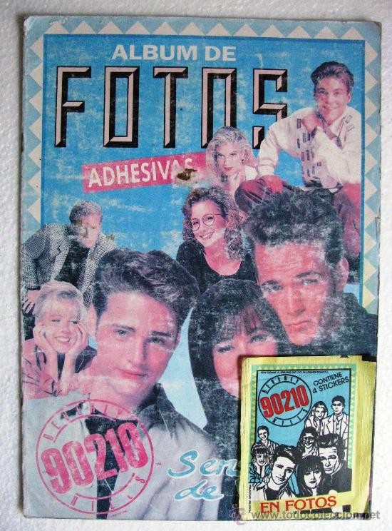 Collectionnisme Albums: ALBUM CROMOS FOTOS ADHESIVAS BEVERLY HILLS 90210 (FALTA SOLO 1 CROMO) + SOBRE CERRADO COLECCION