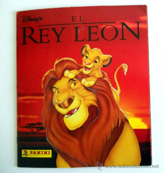 Coleccionismo &Aacute;lbumes: ALBUM CROMOS EL REY LEON WALT DISNEY CASI COMPLETO 90% ANTIGUO 1995 de PANINI.