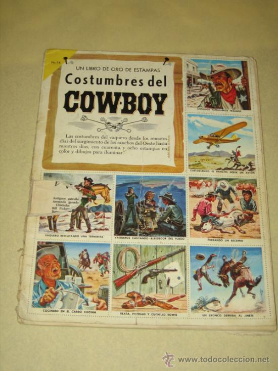 Sammeln Sammelalben: ANTIGUO ALBUM COSTUMBRES DEL COW-BOY