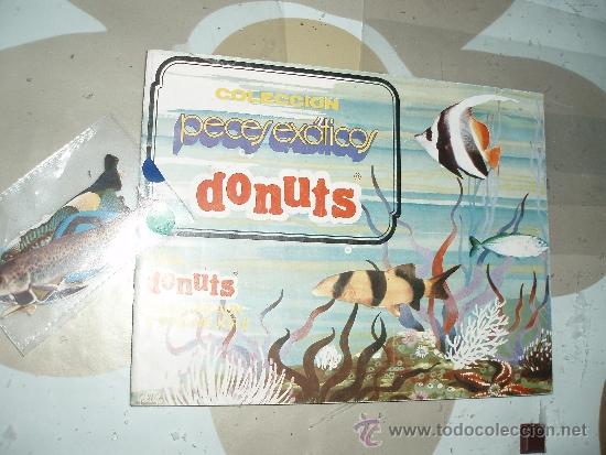 Colecionismo Cadernetas: ALBUM PECES EXOTICOS DONUTS MAS CROMOS NUEVOS