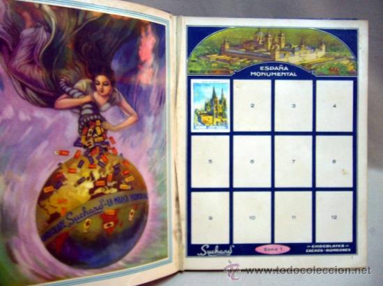Collectable Incomplete Albums: ALBUM, ESPA&Ntilde;A MONUMENTAL, CHOCOLATES SUCHARD, INCOMPLETO