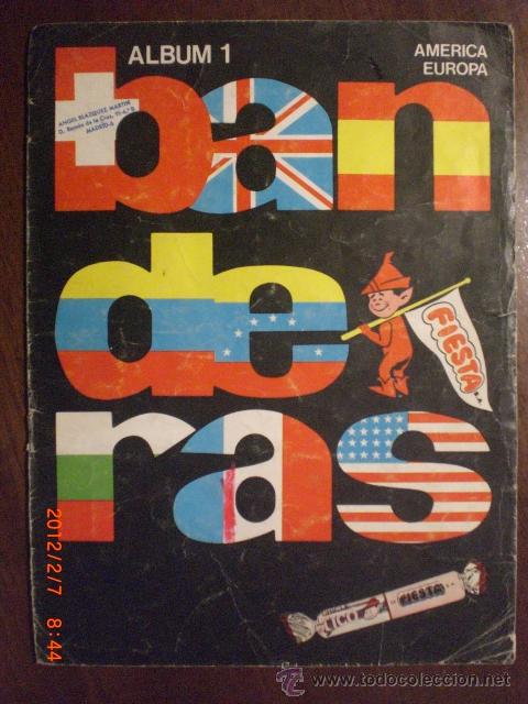 Collectionnisme Albums: BANDERAS AMERICA EUROPA- CHICLE FIESTA