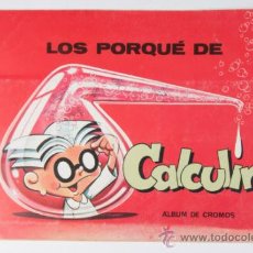 Coleccionismo Álbumes: ALBUM INCOMPLETO LOS PORQUÉ DE CALCULIN, EDITORIAL P.T.T., AÑO 1982