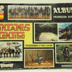 Coleccionismo Álbumes: ALBUM INCOMPLETO, PROMOCIÓN DEPORTIVA - CONTAMOS CONTIGO, AÑO 1968