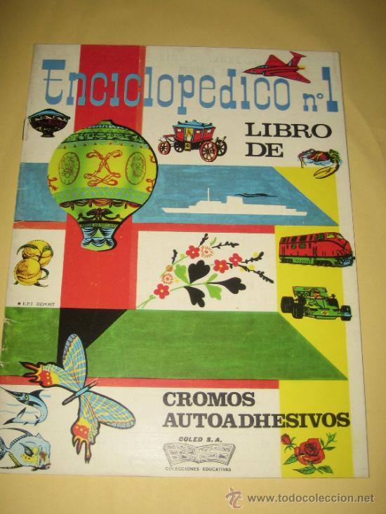 Colecionismo Cadernetas: ALBUM ENCICLOPEDICO N&ordm;1 - CROMOS AUTOADHESIVOS - CONTIENE 19 CROMOS