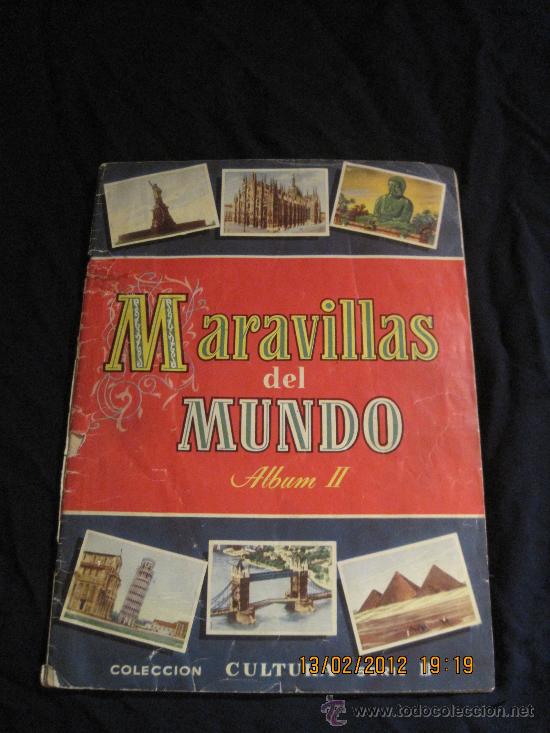 Colecionismo Cadernetas: Maravillas del Mundo-Album II