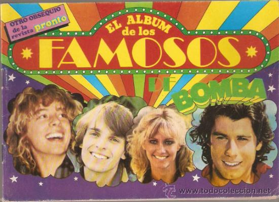 Colecionismo Cadernetas: FAMOSOS.De la revista Pronto. Album vacio. Nuevo. 13,5 x 19 cms. -Vell i Bell.