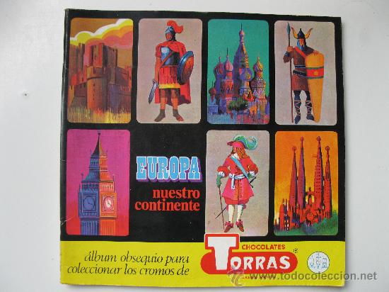 Collezionismo Album: &Aacute;LBUM &rdquo;EUROPA, NUESTRO CONTINENTE&rdquo; - CHOCOLATES TORRAS - A&Ntilde;O 1968.