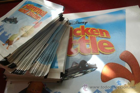 Collectable Incomplete Albums: ÁLBUM DE CROMOS + 50 sobres CHICKEN LITTLE - HIMMEL UND HUHN ORIGINAL DE PANINI