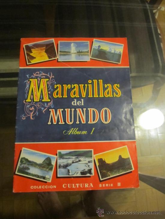 Coleccionismo &Aacute;lbumes: M69 ALBUM DE CROMOS MARAVILLAS DEL MUNDO ALBUM I COLECCION CULTURA SERIE III