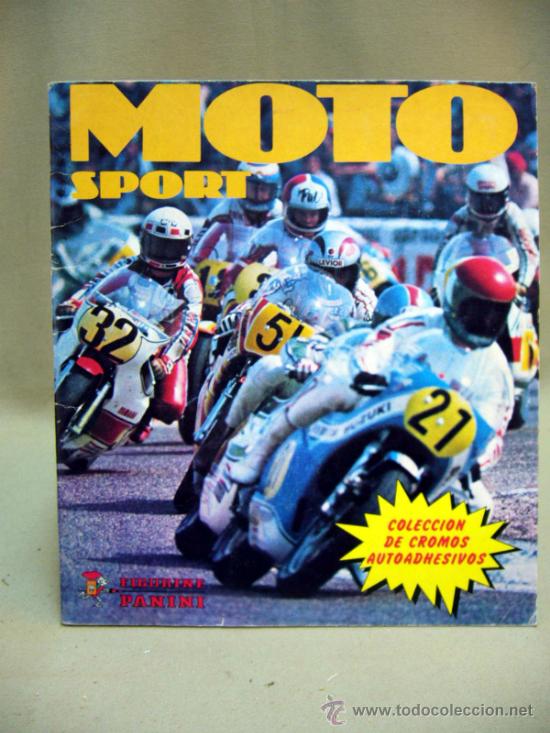 Colecionismo Cadernetas: ALBUM, MOTO SPORT, PANINI, 1980, LA MITAD DE CROMOS