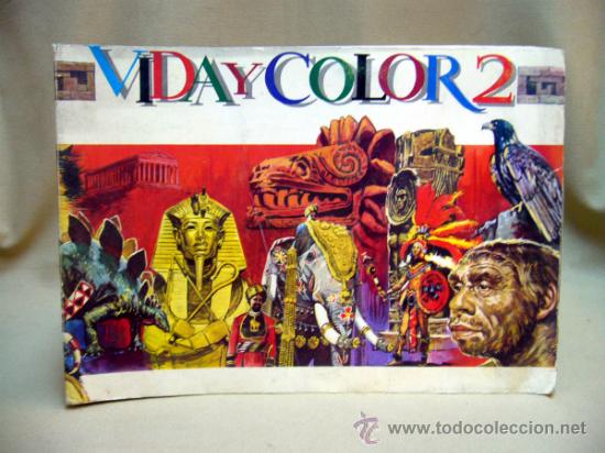 Colecionismo Cadernetas: ALBUM, VIDA Y COLOR 2  , 1965, ALBUNES ESPA&Ntilde;OLES S.A, TIENE 193 CROMOS