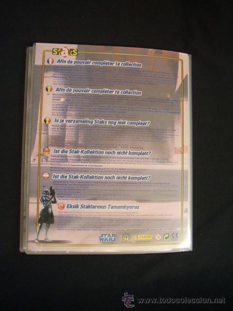 Coleccionismo &aacute;lbumes: THE CLONE WARS - CON 153 STAKS - PANINI - - Foto 11