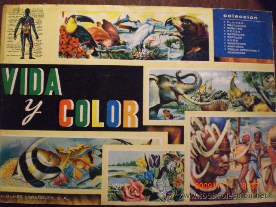 Coleccionismo &aacute;lbumes: VIDA Y COLOR - Foto 1