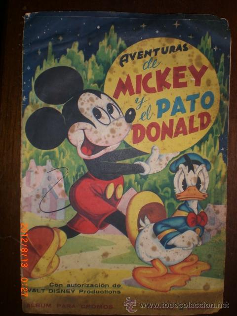 Coleccionismo &Aacute;lbumes: AVENTURAS DE MICKEY Y EL PATO DONALD - A&Ntilde;OS 50