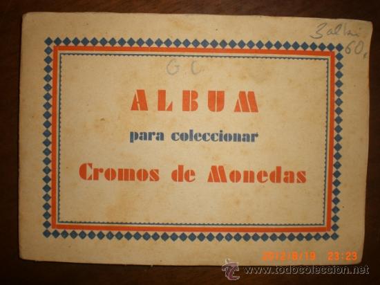 Coleccionismo &Aacute;lbumes: CROMOS DE MONEDAS