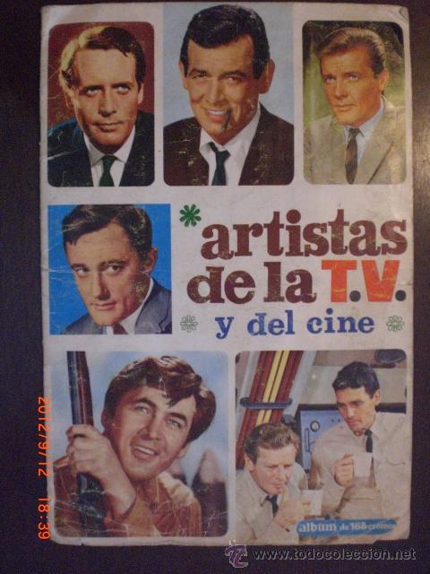 Coleccionismo &Aacute;lbumes: ARTISTAS DE LA TV Y DEL CINE