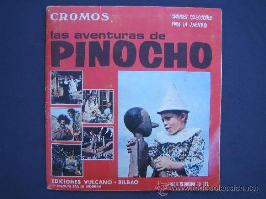 Coleccionismo &Aacute;lbumes: Las aventuras de Pinocho - Ediciones Vulcano - Album de cromos incompleto
