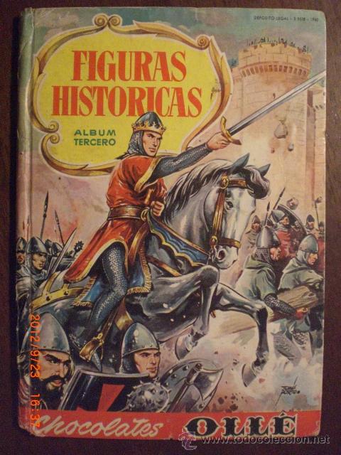 Collectionnisme Albums: FIGURAS HISTORICAS, ALBUM TERCERO CHOCOLATES OLLE