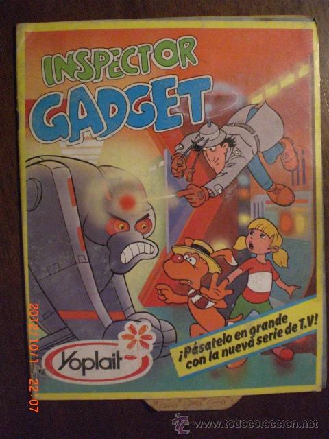 Coleccionismo &aacute;lbumes: INSPECTOR GADGET - YOPLAIT - Foto 1