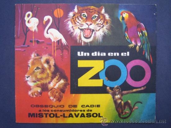 Colecionismo Cadernetas: Mundo Zoologico - Album editado por Cadie para Mistol-Lavasol - Vacio